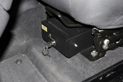 Drawer | Underseat | Standard Key | Jeep Wrangler TJ, LJ Flip Seat | 2003-2006 - 2003-06 Wrangler TJ; w/ Flip Seat