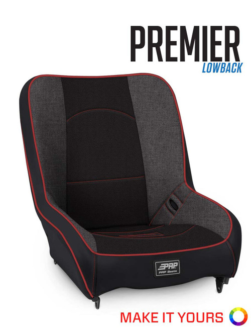 Premier Low Back Suspension Seat (Custom) - Universal