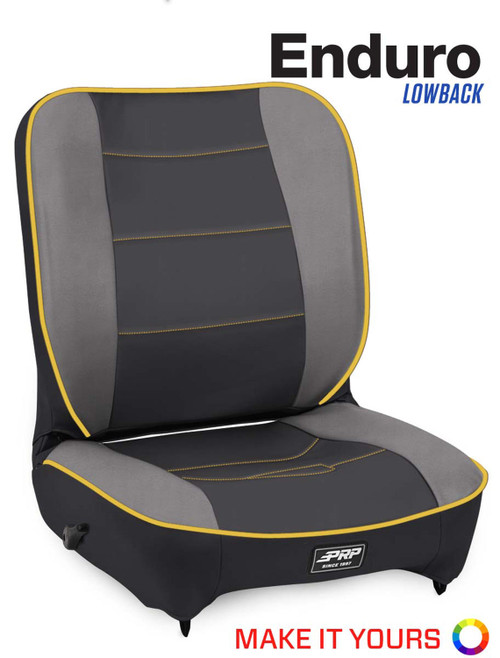 Enduro Low Back Reclining Suspension Seat (Custom) - Universal