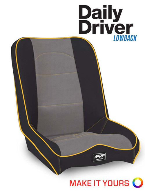 Daily Driver Low Back Suspension Seat (Custom) - Universal