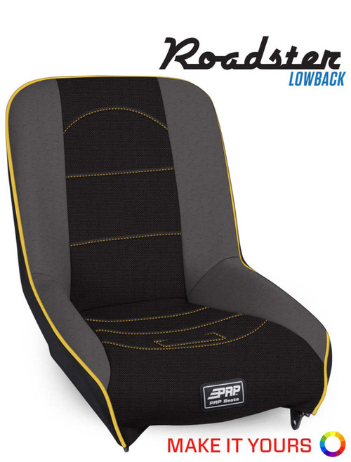 Roadster Low Back Suspension Seat (Custom) - Universal
