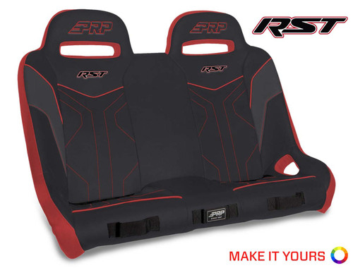 RST Rear Suspension Bench Seat (Custom) - Polaris RZR S 900, 1000, Turbo/S