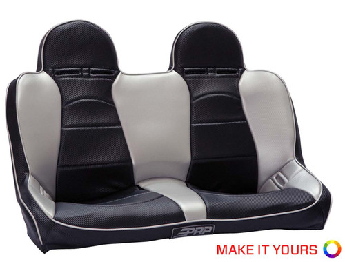 High Back Rear Suspension Bench Seat (Custom) - Polaris RZR S 900, 1000, Turbo/S