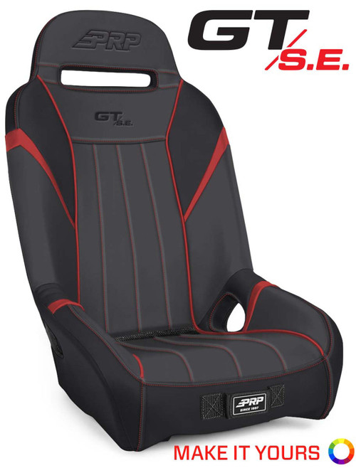 GT/S.E. Suspension Seat (Custom) - Polaris General, RS1, RZR S 900, 1000, Turbo/S; Can-Am Commander, Maverick Sport/Trail, X3; Honda Talon