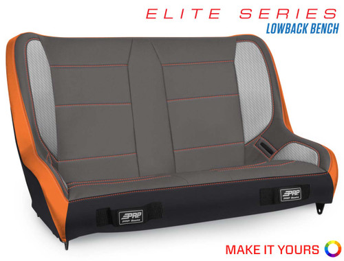 Elite Series Low Back Rear Suspension Bench Seat (Custom) - Universal