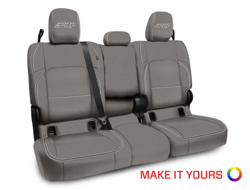 Rear Seat Cover for Jeep Gladiator (Custom) - Jeep 2020-2022 Gladiator (Exc. Mojave); w/ Fold Down Arm Rest