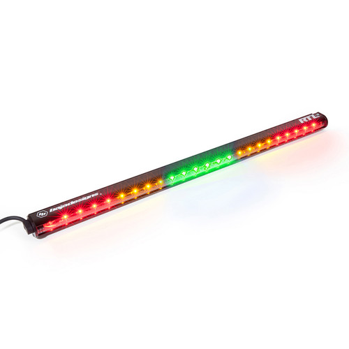 RTL-G: Solid Red, Solid Amber, Green Center Light, Solid Amber, Solid Red