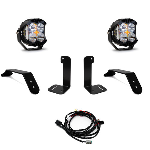 Jeep JL/JT LP4 Pro Bumper Light Kit - Jeep 2020-24 Gladiator; 2018-24 Wrangler JL; NOTE: w/ OE Plastic Bumper