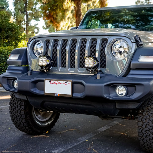 LP4 Pro Bumper Light Kit - Jeep 2020-24 Gladiator; 2018-24 Wrangler JL; NOTE: w/ OE Plastic Bumper