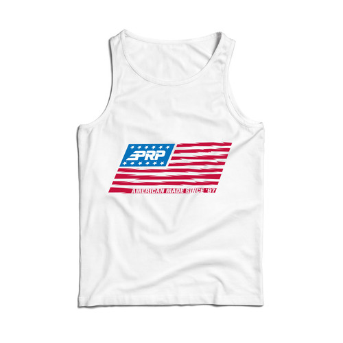 Star Spangled Bolts Men's Tank - White