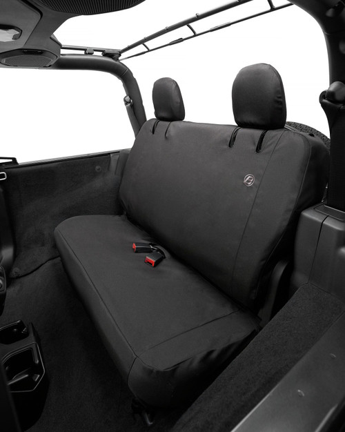 Rear Seat Covers - Jeep 2018-2023 Wrangler JL; 2-Door; NOTE: Fits factory seats