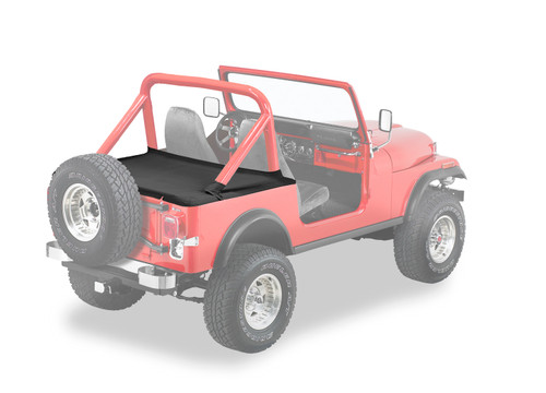 Duster Deck Cover - Jeep 1980-86 CJ7; 1987-91 Wrangler YJ; NOTE: For factory hardtop (removed)