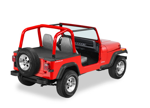 Duster Deck Cover - Jeep 1992-95 Wrangler YJ; NOTE: For factory soft top (bows folded down)