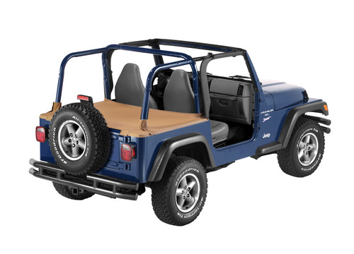 Duster Deck Cover - Jeep 1997-02 Wrangler TJ; NOTE: For factory hardtop (removed)