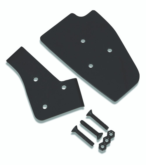 Mirror Mounting Brackets - Jeep 1976-86 CJ7; 1987-95 Wrangler YJ; 1997-06 Wrangler TJ; NOTE: For 2-piece doors; Use with 51261-01 Mirror Set on 2-piece Fabric doors