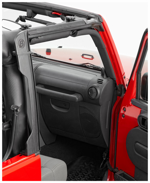 Door Surrounds - Jeep 2010-18 Wrangler JK; 4-Door; NOTE: Cable top design