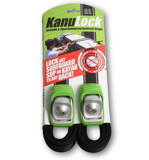 Close-up picture featuring Kanulock Lockable Tie Downs on a white background.