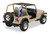 Strapless Targa Bikini - Jeep '92-95 Wrangler YJ (Black Denim)