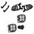 Cuero Race Mirrors/XL80 Light Kit - Chupacabra offroad x Baja Designs Collab