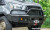 Front view of Transit with Front Winch Bumper 2020+, bull bar and brush guards.