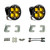 Jeep JK Squadron-R SAE Fog Pocket Light Kit - Jeep 2007-09 Wrangler JK; NOTE: w/ Standard OE Bumper