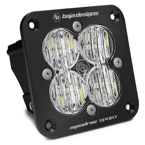 Squadron Sport LED Light - Black Flush Mount - Baja Designs - Off