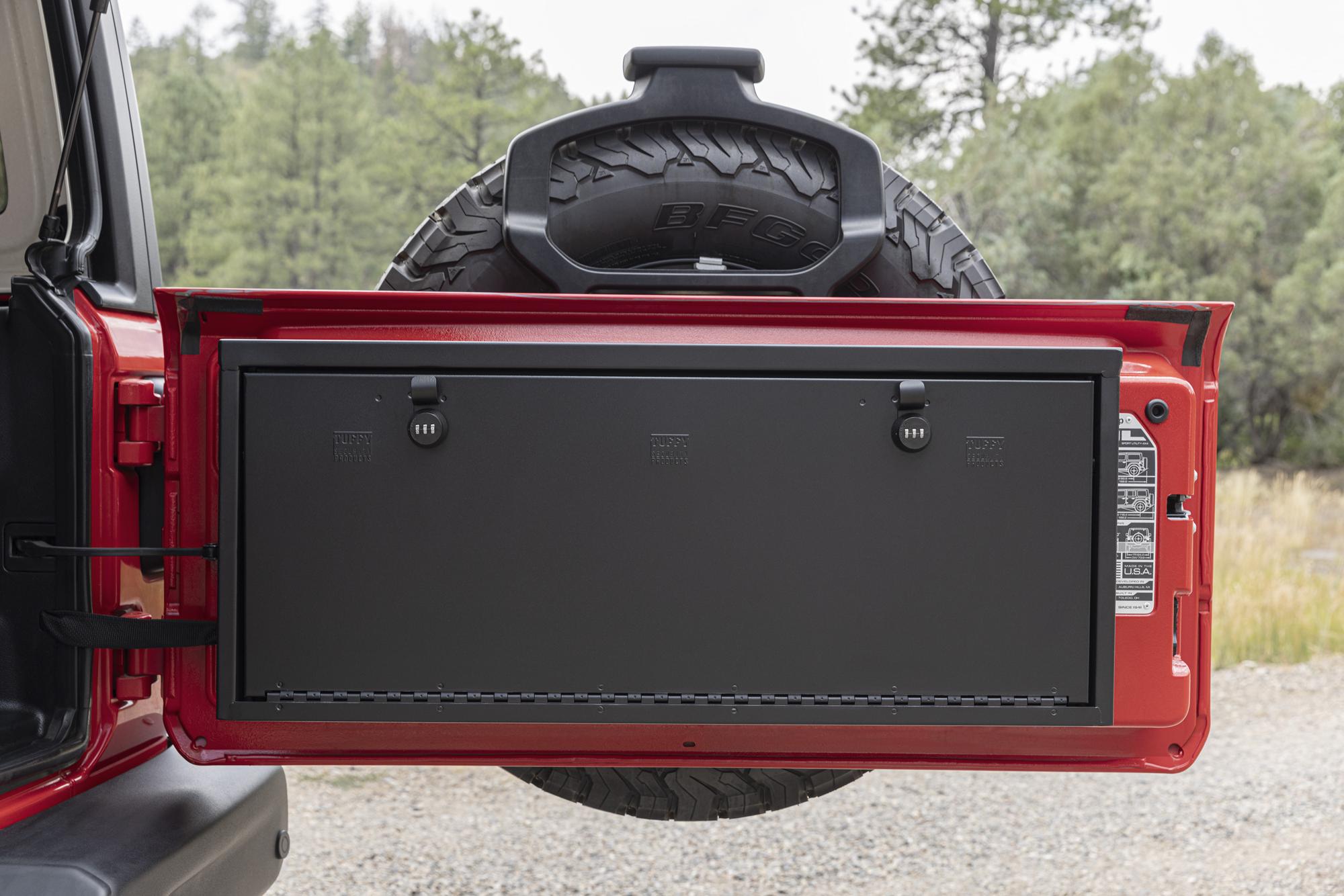 Lockbox | Tailgate Premium Storage | Jeep Wrangler JL | 3-Digit
