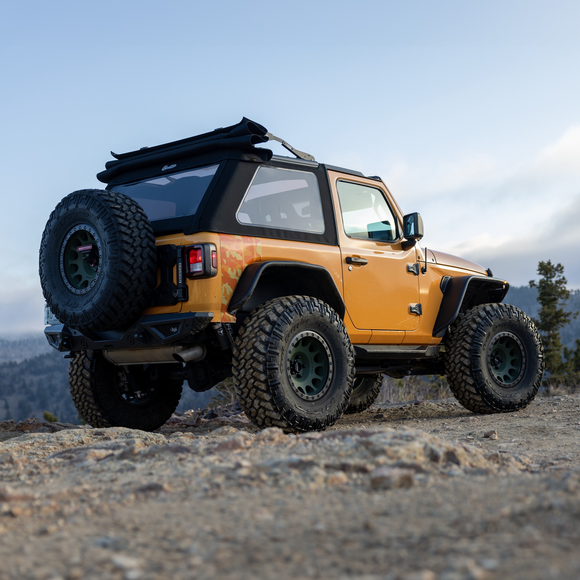 Bestop 5493017 - Trektop® Glide™ Slantback Soft Top - Jeep 2018