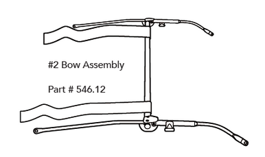 Service Part - #2 Bow - JK Trektop Glide 4-door Service Part - #2 Bow - JK Trektop Glide 4-door