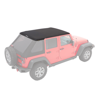 Service Part - Top Deck - JK 4-door Trektop Slantback - Black Diamond Service Part - Wrangler JK Trektop 4 Door (5685335) Black Diamond, Deck - Header Assembly  '07-'18