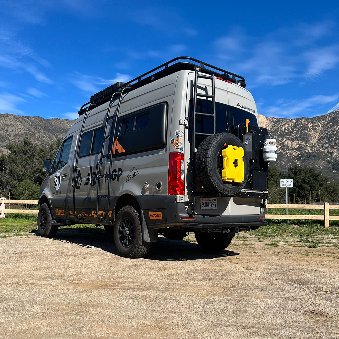 Sprinter van featuring Saved By The Tire.