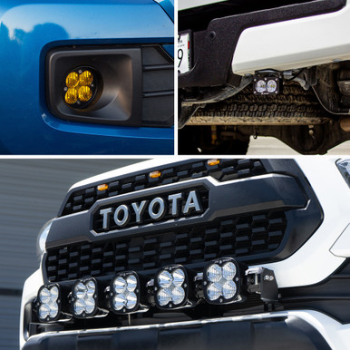 Toyota Tacoma Stage 2 Light Bundle - Fog Pocket, Reverse Kit, S8 Bumper Kit Toyota Tacoma 2016-2023