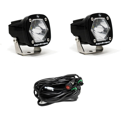 Baja Designs S1 Black LED Auxiliary Light Pod Pair Universal