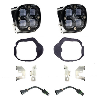 Baja Designs Mercedes Squadron SAE Fog Pocket Light Kit 2019-25 Sprinter