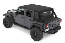 Bestop 5390117 - Halftop Soft Top - Jeep '07-18 Wrangler JK 4-Door