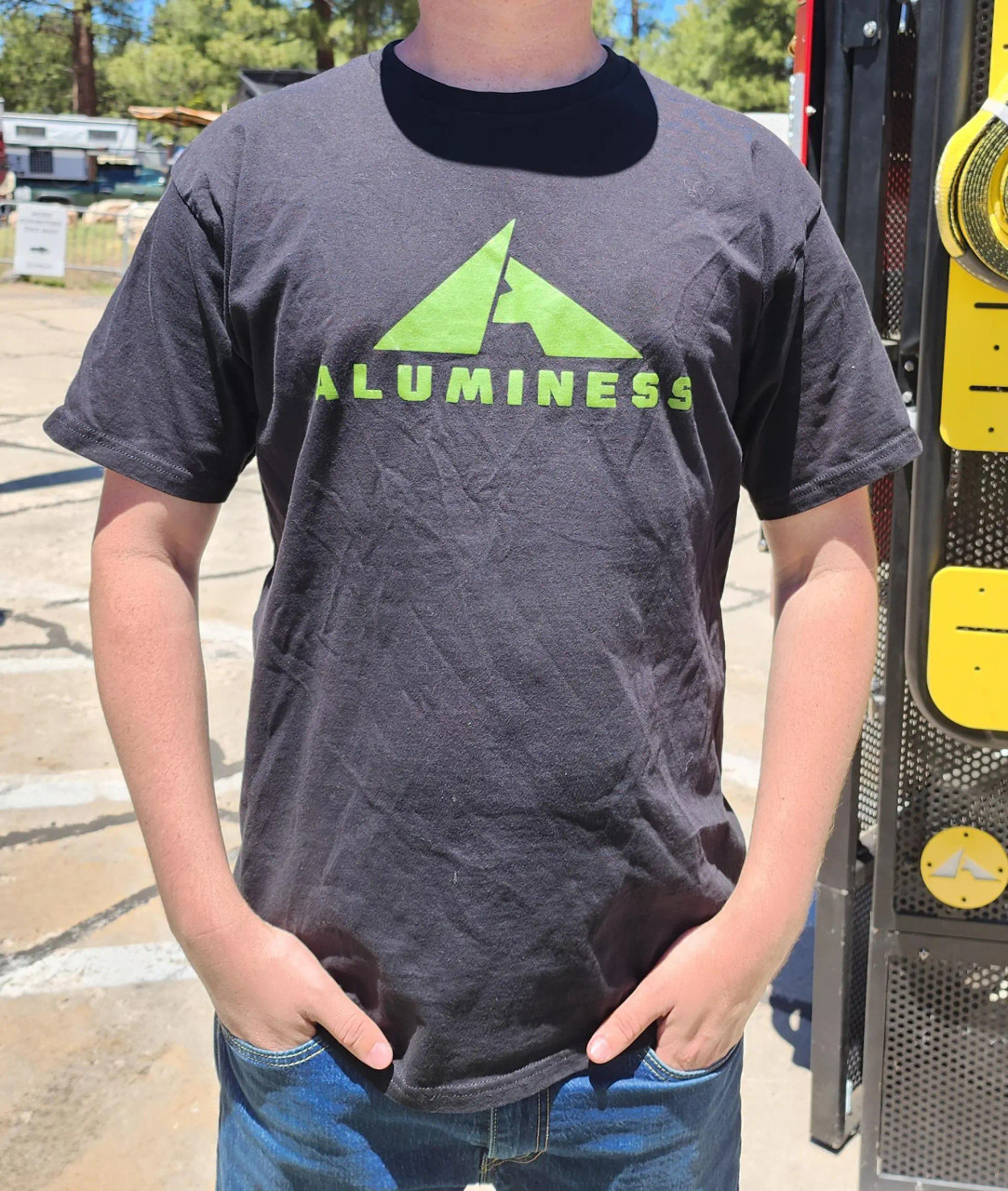 Close-up picture featuring Aluminess T-Shirt.