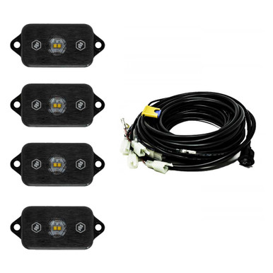 Baja Designs LED Rock Light Kit - Clear Universal
