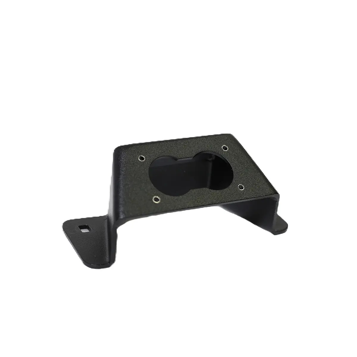 Close-up of the Recon Roof Rack Side Light Adapter, showing its angled black metal bracket with mounting holes.