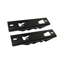 Pair of Recon Rack MaxTrax Adapters shown in a close-up view with mounting slots and angled design.