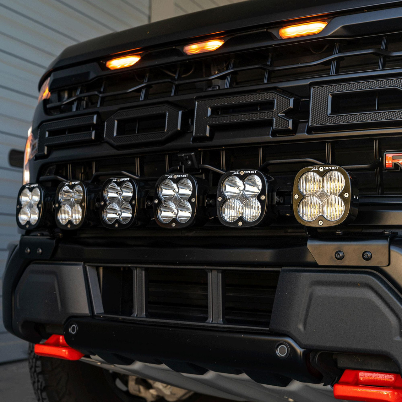 Baja Designs Ford 6 XL Linkable Bumper Light Kit for 2024-2026 Ford F-150 (Raptor R)