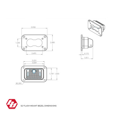S2 Flush Mount Bezel Kit Universal