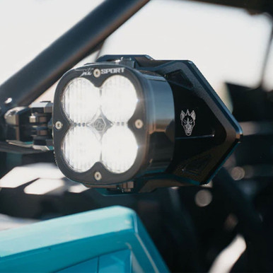 Cuero Baja Mirrors/XL80 Light Kit - Chupacabra offroad x baja Designs Collab ORDER NOW at Chupacabraoffroad.com