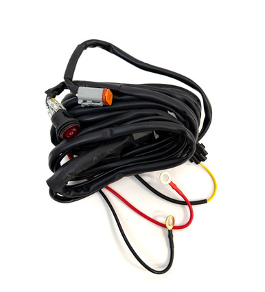 Squadron 2.0 4-pin Deutsch On/Off 1-Light (150W max) with Backlight Harness Universal