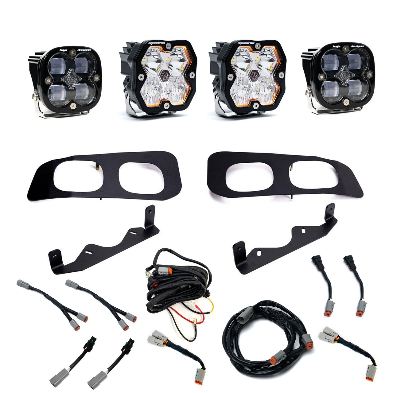 Squadron 2.0 Sport/Squadron SAE Dual Fog Pocket Light Kit - Ford