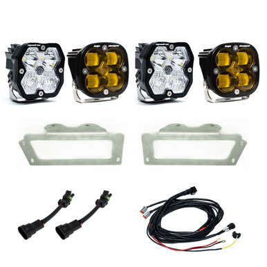 Squadron 2.0 Sport/Squadron SAE Dual Fog Pocket Light Kit RAM 2009-12 1500, 2010-18 2500/3500