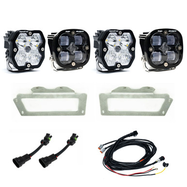Squadron 2.0 Sport/Squadron SAE Dual Fog Pocket Light Kit RAM 2009-12 1500, 2010-18 2500/3500