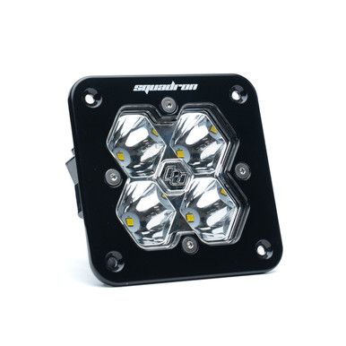 Squadron 2.0 Sport Black Flush Mount LED Auxiliary Light Pod Universal