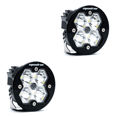 Squadron-R 2.0 Sport Black LED Auxiliary Light Pod Pair (No Harness) Universal