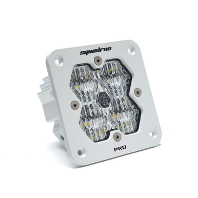 Squadron 2.0 Pro White Flush Mount LED Auxiliary Light Pod Universal