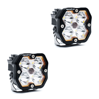 Squadron 2.0 Sport Black LED Auxiliary Light Pod Pair (No Harness) Universal